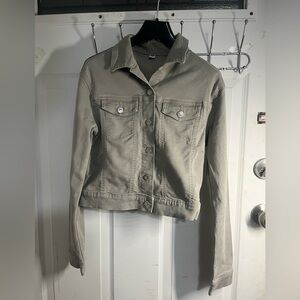 Uniqlo Women's light green Denim Jacket